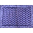 thumbnail image 1 of Ahgly Company Indoor Rectangle Persian Blue Traditional Area Rugs, 7' x 9', 1 of 4