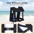 thumbnail image 3 of WARMOUNTS Automatic Inflatable Life Jacket w/ Whistle, Adult PFD Survival Buoyancy Vest for Boating Fishing Sailing Surfing Kayaking for Men Women Max Waist Size: 50'', 3 of 7