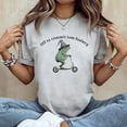 thumbnail image 2 of Off to Commit Tom Foolery Frog Shirt Men’s And Women’s Graphic Tee 100% Cotton by TBun, Full Sizes S-5XL, 2 of 5