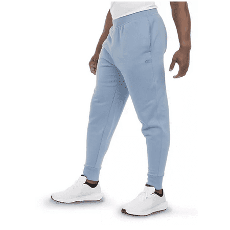 Champion Men's Large Denim Jacket Blue Fleece Jogger