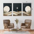 thumbnail image 3 of Boho Wall Decor, Nativity Scene Wall Art, Jesus in a Manger, Mid Century Canvas Wall Art Minimalist Jesus Wall Art Canvas Prints for Christmas Wall Decoration, Christian Wall Art Set of 3 12"x16", 3 of 6