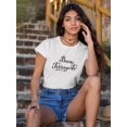 thumbnail image 2 of Buon Ferragosto Lettering T-Shirt Women -Image by Shutterstock, Female Medium, 2 of 4