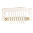 thumbnail image 1 of Clips de acero al manganeso, 100 clips para peluca de 1,3 pulgadas, clips para postizos, herramienta para extensiones de cabello, diseño elevado, 1 of 12