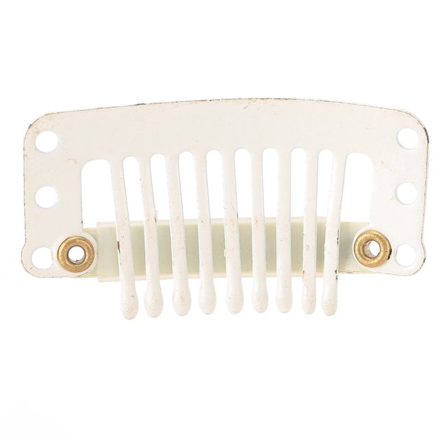 Clips de acero al manganeso, 100 clips para peluca de 1,3 pulgadas, clips para postizos, herramienta para extensiones de cabello, diseño elevado