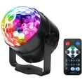 thumbnail image 1 of Party lights Disco Ball LED Strobe Lights Sound Activated, RBG Disco lights,dj lights,Portable 7 Modes Stage Light for Wedding Show Club Pub with Remote (1 pack), 1 of 5