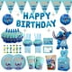thumbnail image 2 of Lilo Stitch Birthday Decorations Disposable Tableware Set Paper Plates Banner Tablecloth Balloon Boy Kids Adult Party Supplies Gao Jinjia LED, 2 of 2