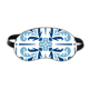 thumbnail image 1 of Azul Marruecos flor decorativa ilustracion Máscara de sueño, 1 of 4