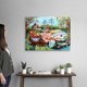 thumbnail image 5 of Cuadro decorativo lienzo festín marítimo Cajun estilo Nueva Orleans paisaje pantanoso árboles con musgo, lienzo gastronómico sureño en tela canvas horizontal, 5 of 7