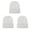 White, variant on 3Pcs Hats for Men,Acrylic Beanies,Easy to Match Men Hats,Grey