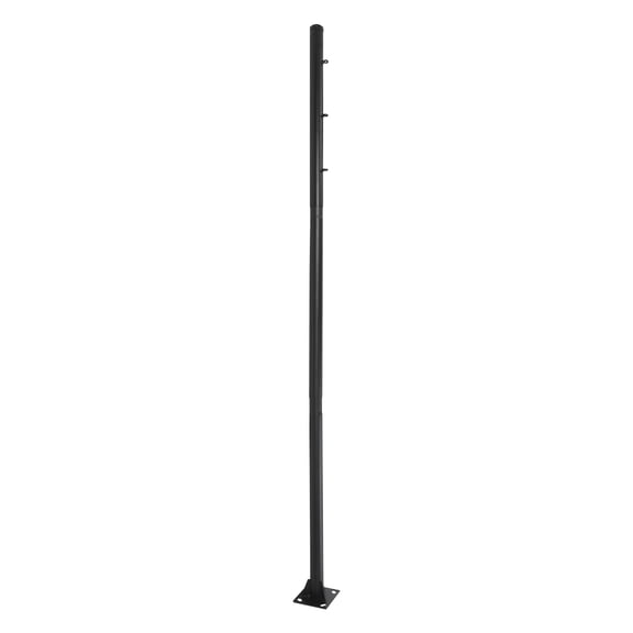 Sun Shade Sail Pole, Outdoor Shade Sail Pole, Heavy Duty Steel Post Support Awning Canopy, Product Total Height: 3m/9.8ft