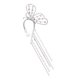 thumbnail image 2 of Pendientes largos con borlas y mariposas para mujer, 2 of 6