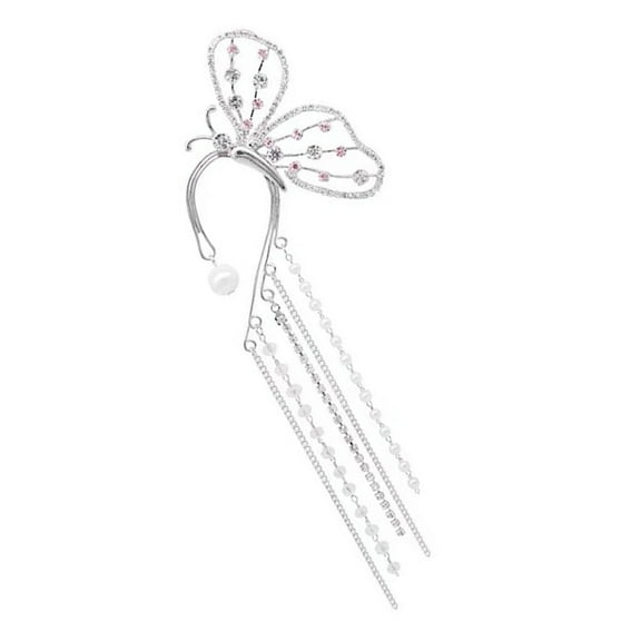 MEIBUTYUP Butterfly Cuff Earring Alloy 1Pack Decorative Women Daily Use