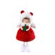 thumbnail image 1 of Lindo adorno colgante navideño de muñeca de hadas de dibujos animados de 3,54 x 6,30 pulgadas Rojo, 1 of 9