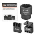 thumbnail image 1 of EWK 36mm 3/4 Inch Flywheel Locking Holder Water Pump Holding Tool 12 Pt Socket for Duramax 6.6L Engine, 1 of 10