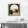 thumbnail image 2 of ARTCANVAS Two Monkeys 1564 Canvas Art Print by Pieter Bruegel the Elder - Size: 18" x 18" (1.50" Deep), 2 of 9