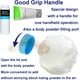 thumbnail image 3 of Contenedor de almacenamiento de polvo para el cuerpo, estuche grande para polvo para después del baño, de 3,5 pulgadas, caja para polvo para el cuidado del bebé, para la cara y el cuerpo, co, 3 of 5