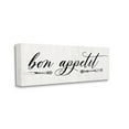 thumbnail image 3 of Bon Appetit Vintage Cutlery Typography Graphic Art Gallery Wrapped Canvas Print Wall Art, 3 of 7