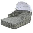 thumbnail image 4 of Resenkos Comfortable Outdoor Patio Rattan Daybed, Perfect for Conversations & Relaxing in Your Garden or Patio, 4 of 10