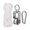 A, variant on Stainless Steel Pulley System with 32-Foot Rope and Hooks. Suitable for Fitness Equipment Accessories, Clotheslines, and Garages