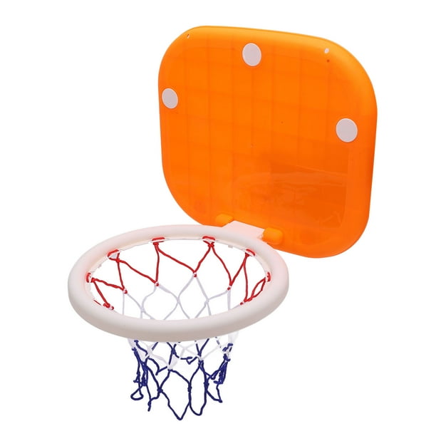 Panier de basket junior réglable avec cercle à ressort.