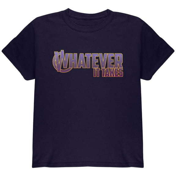 Whatever It Takes Youth T Shirt Navy YLG