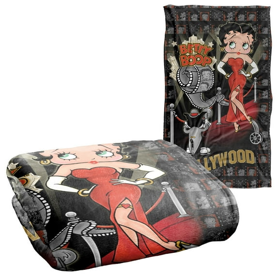 Betty Boop Hollywood Nights Silky Touch Super Soft Throw Blanket 36" x 58"