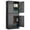 Black-71''H*15''D*30''W, variant on Aobabo 61.61''H Metal Garage Storage Cabinet with Lockable Doors and Hanging Rod,Broom Closet Storage Cabinet with Pegboard and Adjustable Shelves for Home Office School,Required Assembly,Black