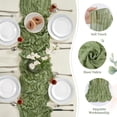 thumbnail image 3 of Tapete de mesa AGIRL, paquete de 12 unidades, color verde salvia, 89 x 305 cm, 3 of 7