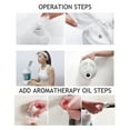 thumbnail image 4 of Aerosol facial Instrumento de belleza Aerosol caliente Vaporizador facial 360 grados Cuidado ióni Abanopi Vaporizador Facial, 4 of 7