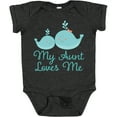 thumbnail image 3 of Inktastic My Aunt Loves Me Whale Boys or Girls Baby Bodysuit, 3 of 5