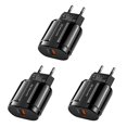 thumbnail image 4 of Injueey Cargador de teléfono Adaptador multiusos de 18 W Cabezal de carga Pared de viaje Suministro de teléfono móvil Cargadores USB Type1 NO1, 4 of 6