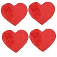 thumbnail image 4 of KALLORY 4Pcs Red Cardboard Heart Shaped Box for Valentine .5*5.7*1.6In, 4 of 8