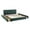 Dark Green, variant on Hassch Platform Bed, King Size Modern Chenille Fabric Upholstered Grounded Bed Frame with Four Storage Drawers, Pink