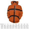 thumbnail image 2 of Basketball Men's Women Vintage 3D Hooded Sweatshirt - All-Season Loose Fit Streetwear, 2 of 6