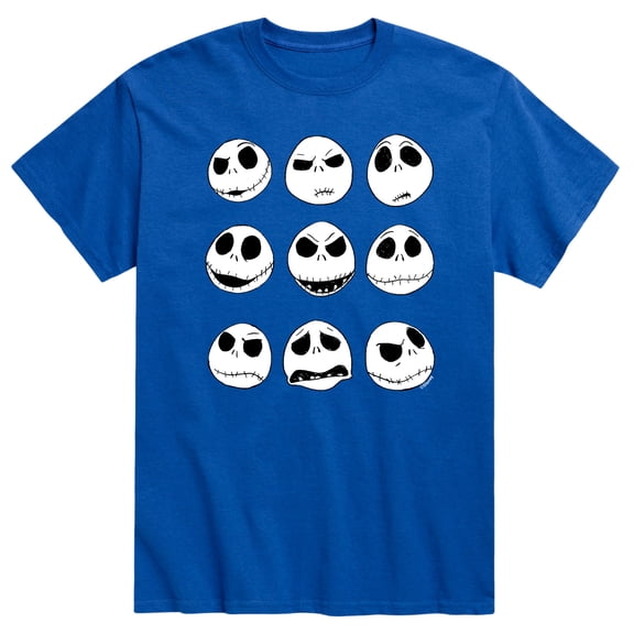 The The Nightmare Before Christmas - Jack's Facial Expressions - Men's Short Sleeve Graphic T-Shirt