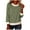 Army Green, variant on MELDVDIB Womens Sweatshirt Gradient Fall Winter Oversized Long Sleeve Shirts Fuzzy Round Crewneck Fashion Casual Pullover Tops