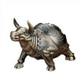 thumbnail image 2 of Ohmyroo Alloy Copper Plated Ashtray With Lid Odor Preventing Decorative Piece For Home Interior Styling, 2 of 9
