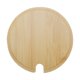 thumbnail image 1 of Unique Bargains 1 Pc Portable with Spoon Hole Cup Cover for Office Wood Tone Bamboo Wood, 1 of 5