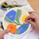 thumbnail image 5 of Coarse Yarn Poke Embroidery DIY Material Package Flower Series Style Poke Music, 5 of 6