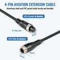 thumbnail image 3 of Cable de extensión para cámara de respaldo EWAY Aviation de 4 pines, 5 m, 3 of 9