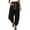 C-Black203, variant on DHFJKG Tapered Linen Pants Women High Waisted Casual Drawstring Loose Fit Summer Harem Ankle-Tied Pants Soft Trousers