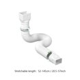thumbnail image 3 of Paquete de 2 extensores de desagüe con tubo/conectores/tornillos para la mayoría de los bajantes, 3 of 5