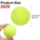 thumbnail image 2 of Uxcell 2 Pcs Pelotas de Tenis Precutadas para Andadores, Accesorios Universales de Pelotas Deslizantes Precutadas para Protección de Patas de Muebles y Pisos, Amarillo, 2 of 6
