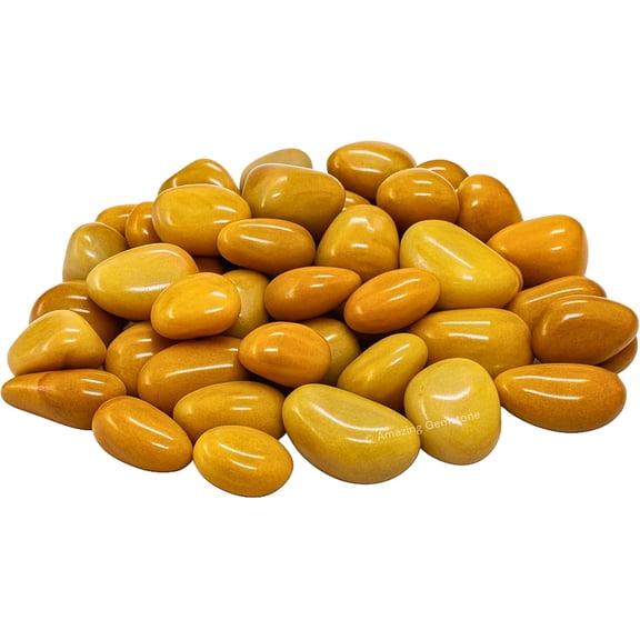 Yellow Jasper Crystals and Healing Stones Tumbled - 1000  Carats