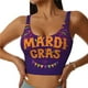 thumbnail image 1 of Balery Mardi Gras2 Sujetadores deportivos con espalda cruzada para mujer, acolchados, sin costuras, de alto impacto, ideales para yoga, gimnasio, entrenamiento y fitness.-Large, 1 of 8