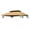Tan, variant on 10x12 Ft Outdoor Patio Gazebo Replacement Canopy, Double Tiered Gazebo Tent Roof Top Cover Only(Frame Not Include)-Brown