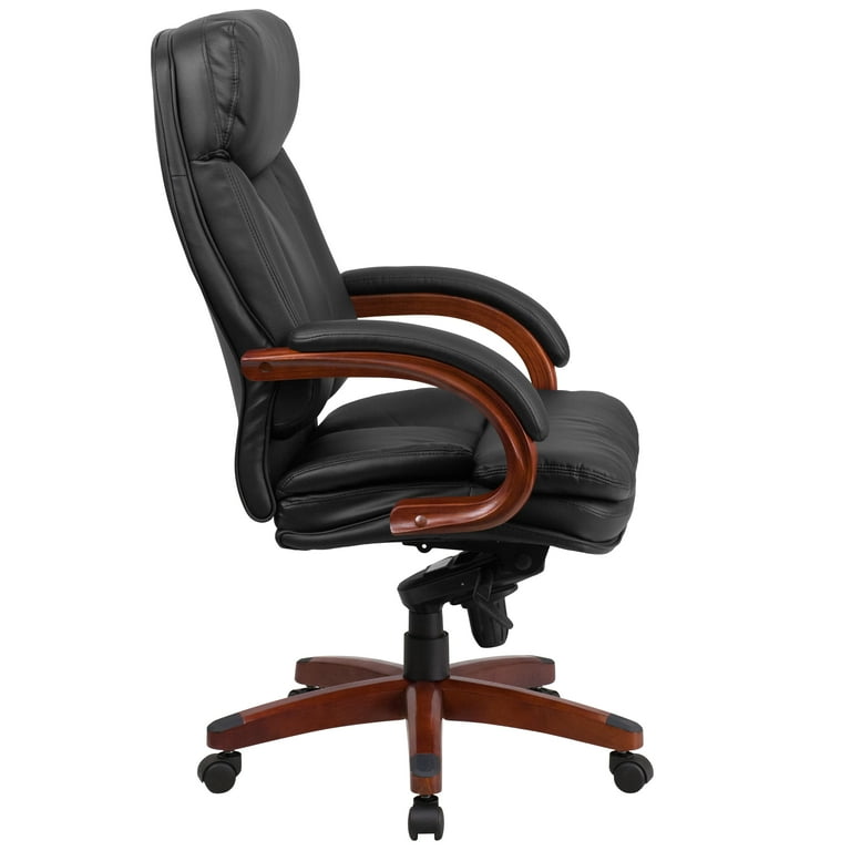 Flash Furniture High Back Black LeatherSoft Executive Ergonomic