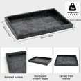 thumbnail image 3 of Bandeja de baño de mármol MULWR Pure Natural Stone 30x20 cm negra, 3 of 6