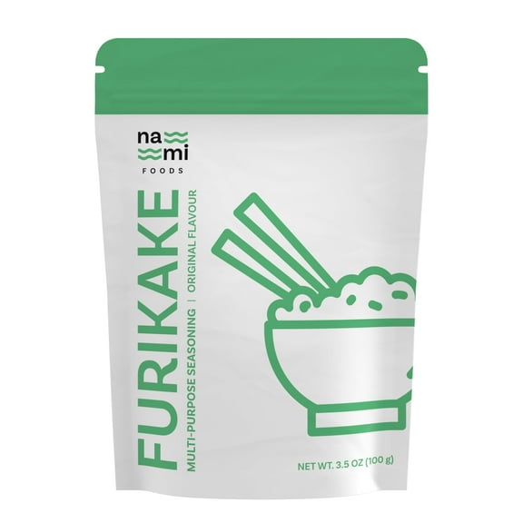 NAMI FOODS Furikake Seasoning - Original Flavor with Seaweed and Sesame Seeds, Savory Topping for Rice, Vegetables & More, 3.5 oz