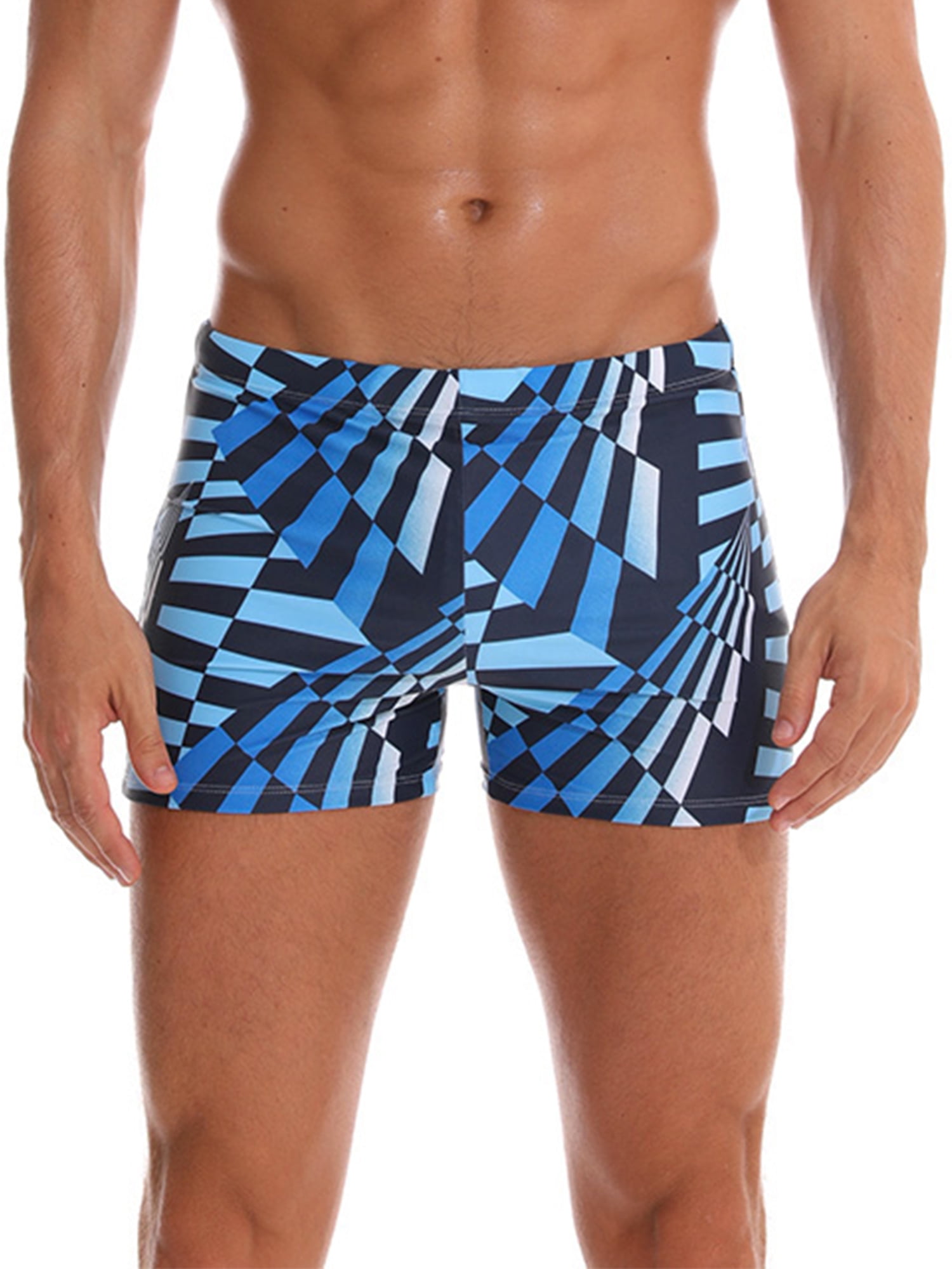 Sexy Dance Casual Mens Swim Trunks Board Shorts Bathing Suits Elastic